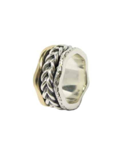 Alianza de plata y oro Trenza