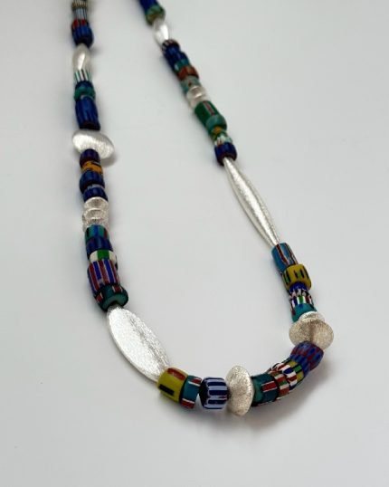 Collar plata y murano 75