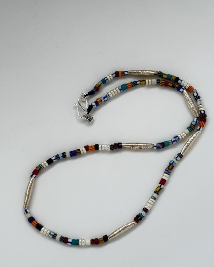 Collar plata y murano  65