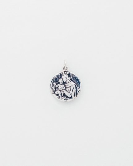 Colgante plata Medalla Escapulario