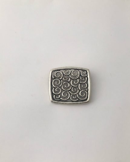 Broche plata Rizos