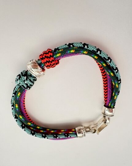 Pulsera en plata Náutica 02
