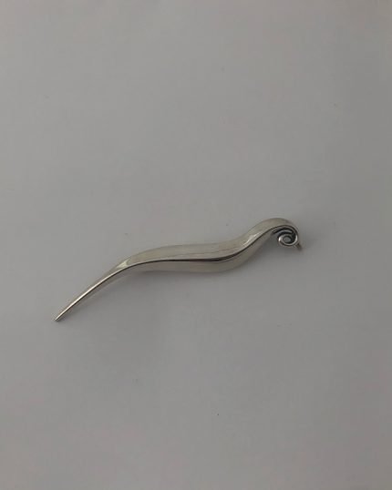 Broche plata Alga