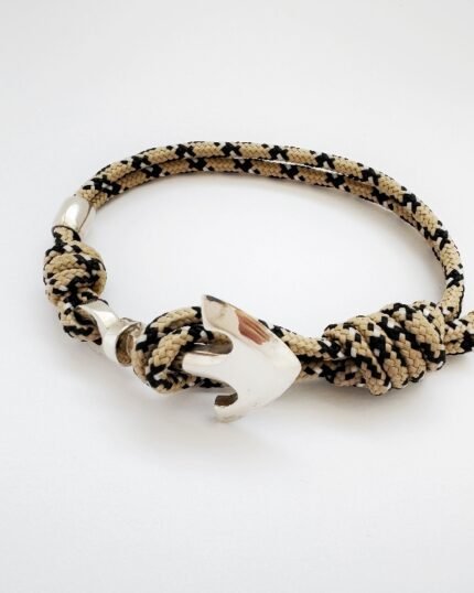 Pulsera plata Ancla grande