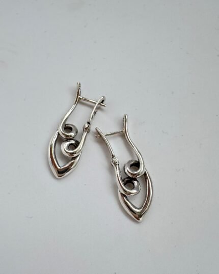 Pendiente plata Pirueta