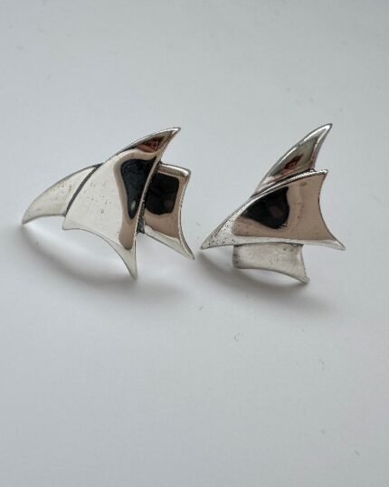 Pendiente plata Vela