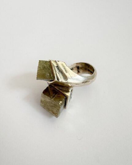 Anillo plata y oro Espigón