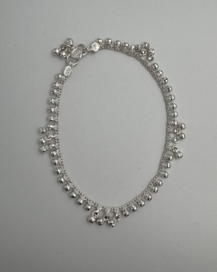 Tobillera plata