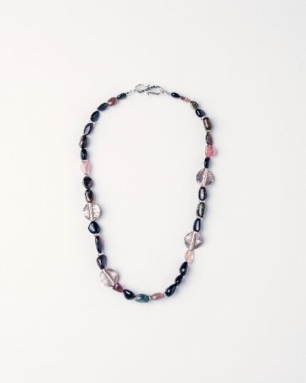 Collar plata y Turmalinas