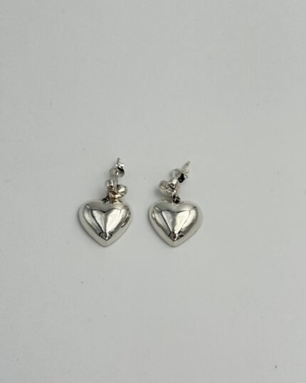 Pendiente plata Corazón