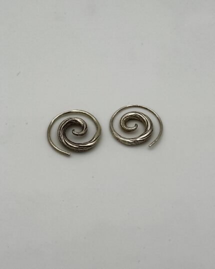 Pendiente plata Thai Espiral 2