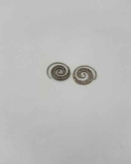 Pendiente plata Thai Espiral 1