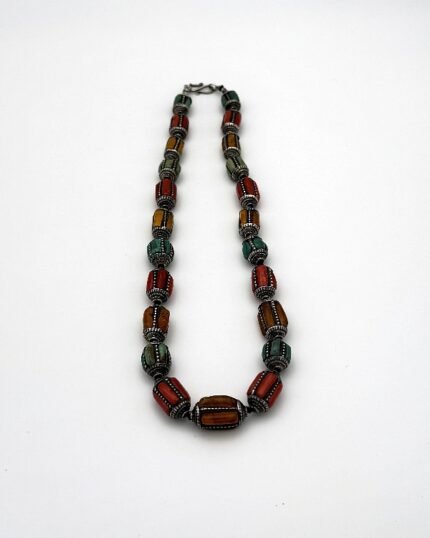 Collar plata y Ámbar Tíbet