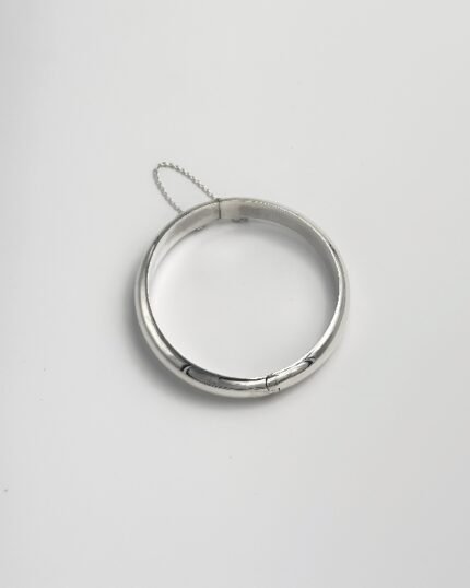 Pulsera plata Aro Oval