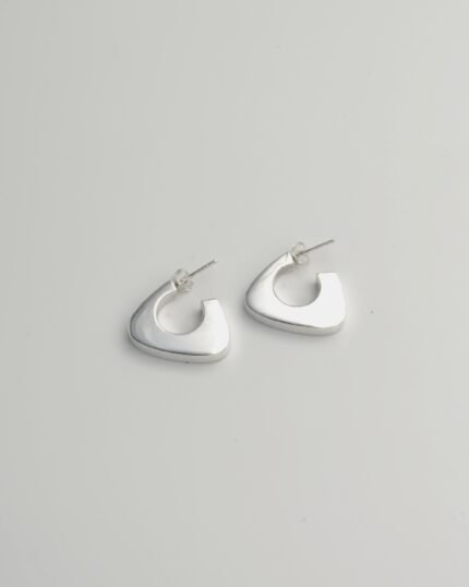 Pendiente plata Triángulo