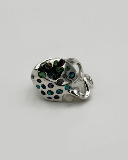 Anillo plata Mantarraya