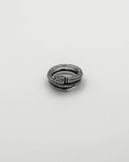 Anillo plata Serpiente