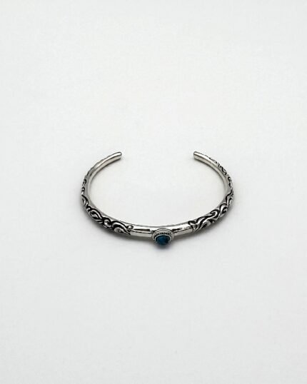 Pulsera plata Turquesa