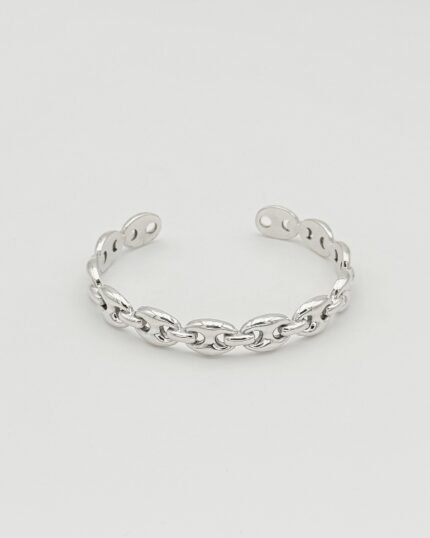 Pulsera rígida plata Calabrote