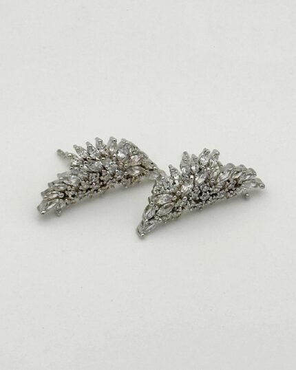 Pendiente plata Abanico