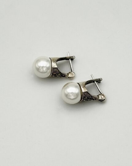 Pendiente plata y Marquesita