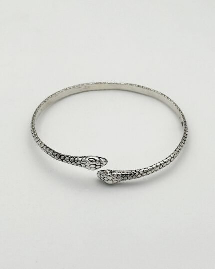 Pulsera plata Serpiente