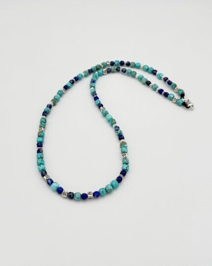 Collar plata y piedra semipreciosa