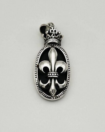 Colgante plata Flor de Lis