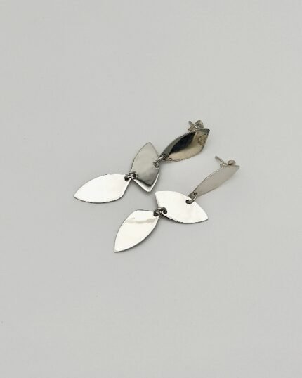 Pendiente plata Tres Chapas