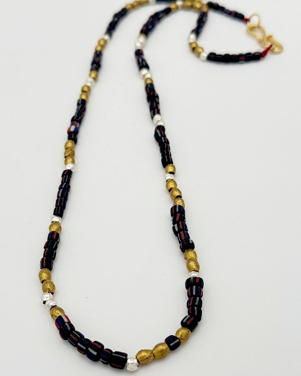 Tonilopezplata_TACOLL0217MURN (3) Collar plata y Murano Magma - Imagen 1