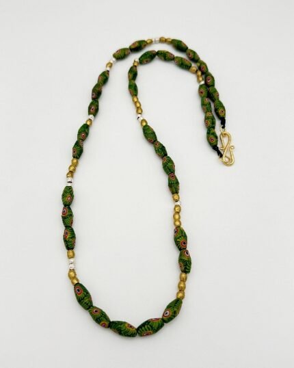 Collar plata y Murano Selva